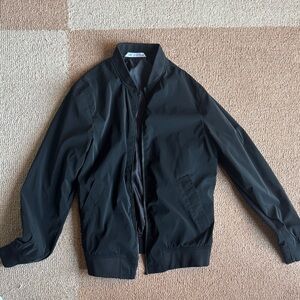 Zara Men's Dark Bomber Jacket